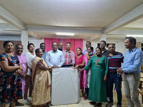 Part I: Donation by Hon. Sunil Bholah at Petit Paquet Ved Maata Mandir-09.05.2022